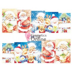 Stickere cu Apa pentru unghii cod BN230 - Sarbatori de Iarna